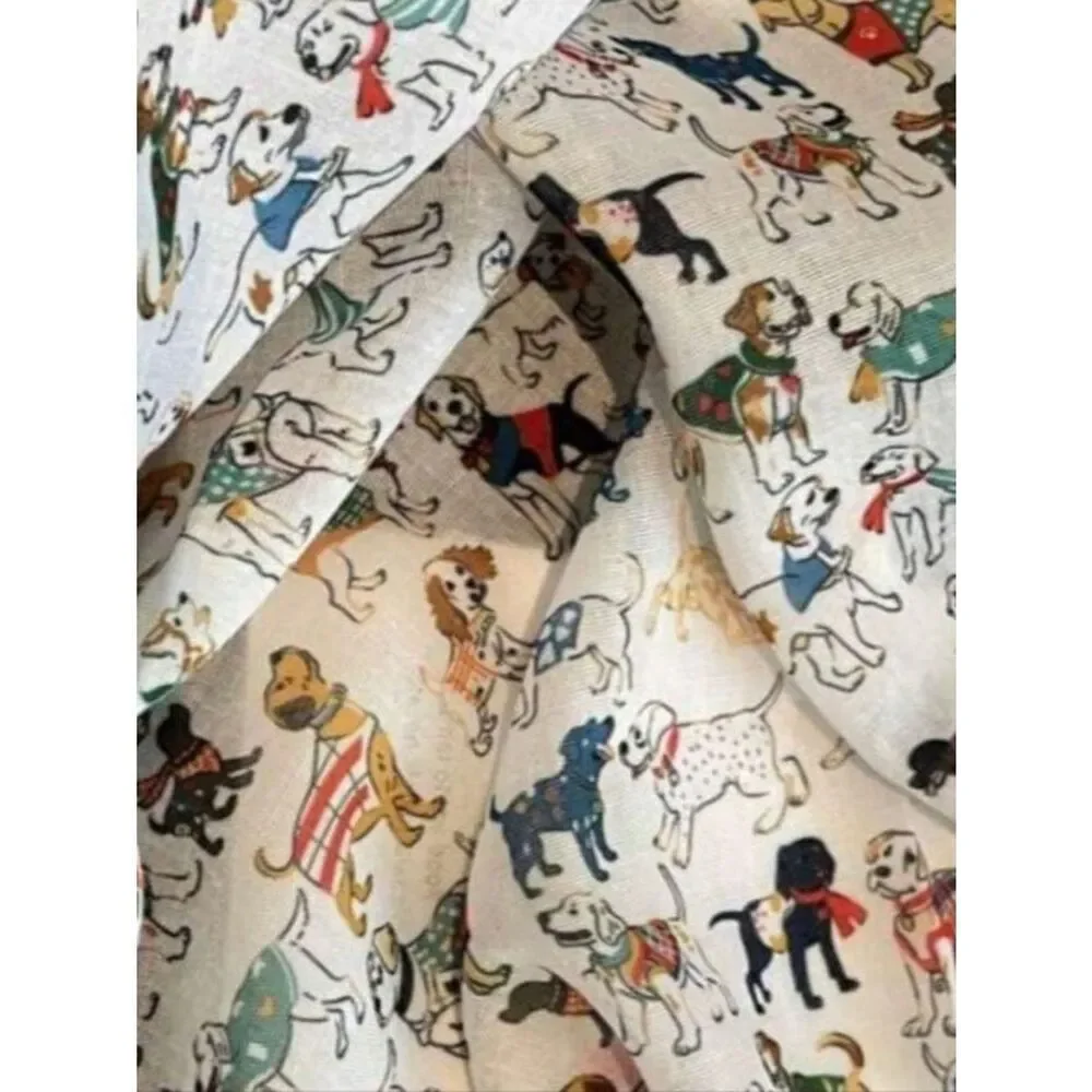 Dog print scarf P140
